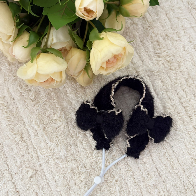 [NEW신상][무료배송] 해피댕댕 리본머리띠 3종 (블랙,아이보리,브라운) S-L 15번째