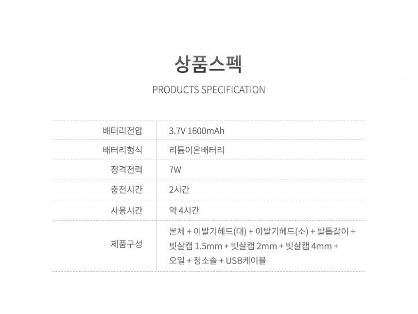 [무료배송] 바비온 풋마스터 부분이발기 BCG-33 29번째