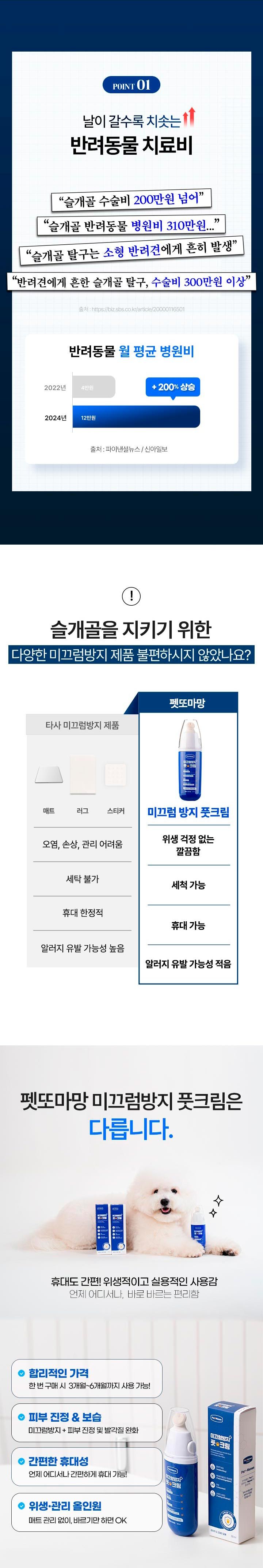 [체험단] [무료배송] 펫또마망 강아지 미끄럼방지 풋크림 스프레이 30ml 슬개골탈구 예방 에센스 3번째