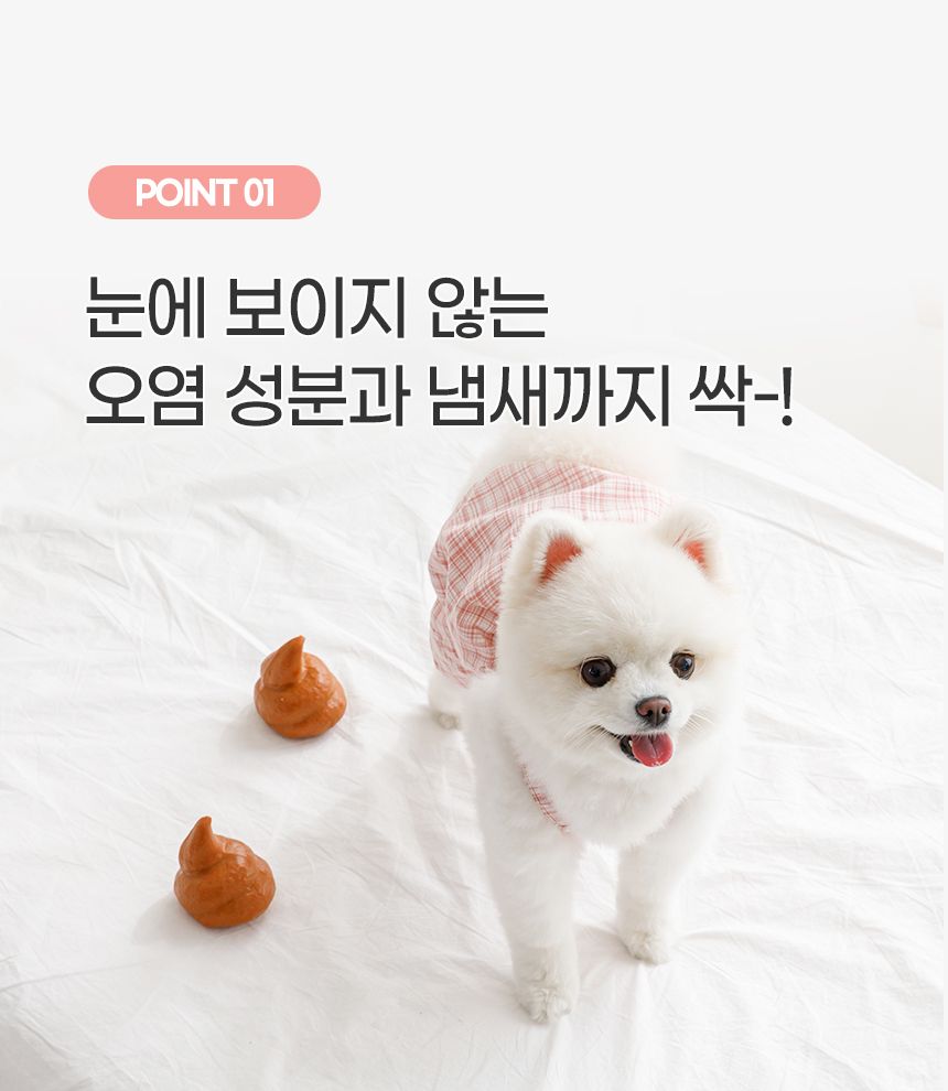 뽀숑 개끗한 똥지우개 세정 탈취제 300ml 11번째