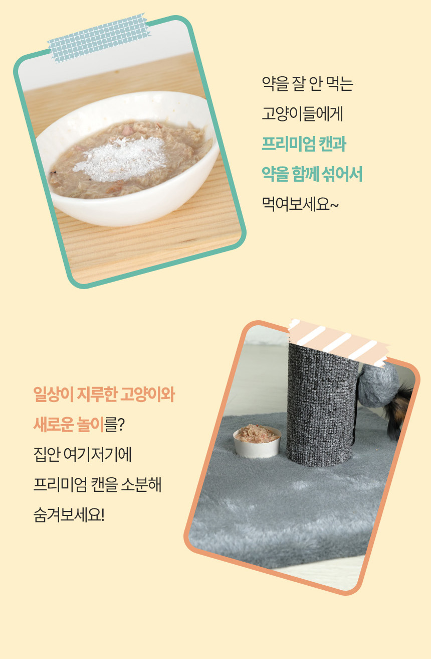 [NEW신상][무료배송] [24개] 한캔뚝딱 프리미엄 영양특식 고양이캔 치킨 베스트 3종 콤보 85g 29번째