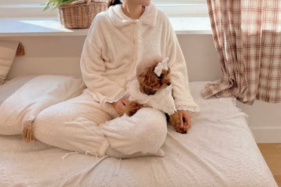 [무료배송] 찰리롤리 러블리 레이스 파자마 핑크/아이보리 S-2XL 12번째