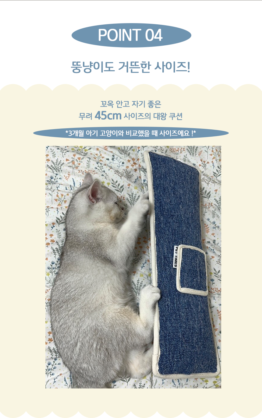 [NEW신상][무료배송] 펫타임즈 포켓 캣닢 쿠션 11번째