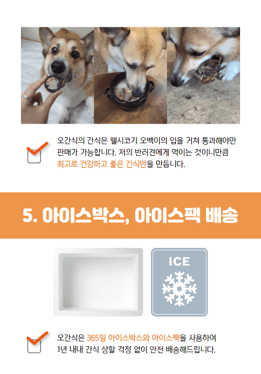 [무료배송] 오간식 독 오래먹는간식 돈돈꿀맛나 10번째