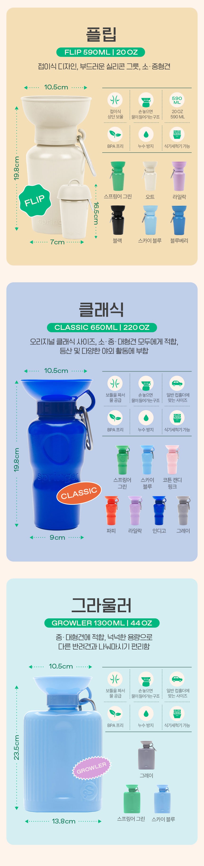 [NEW신상][무료배송] 스프링어 독 휴대용 간식 파우치 (레몬/구아바) 7번째