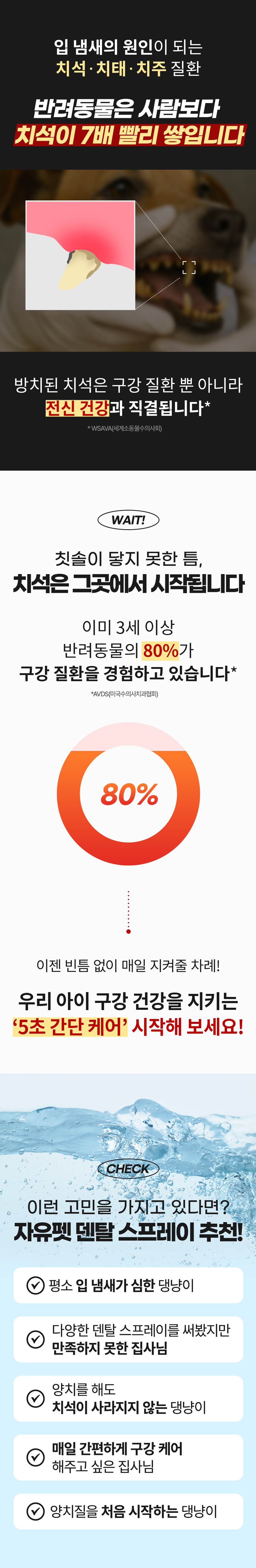 [NEW신상][무료배송] 자유펫 덴탈 스프레이 구강 청결제 30g 2번째