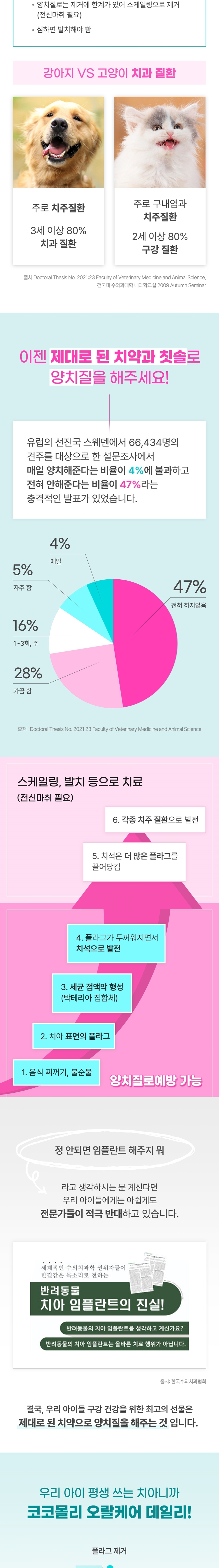 [NEW신상][무료배송] 코코몰리 오랄케어 데일리 칫솔&치약 세트 6번째