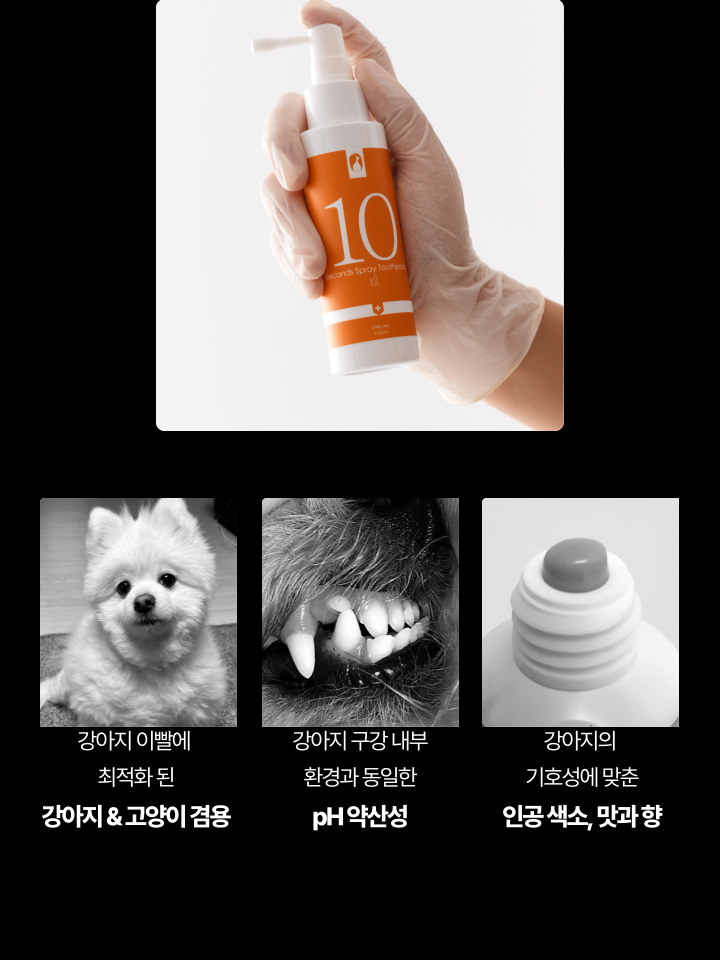 [무료배송] 캣디피 고양이 텐스 치약 덴탈 효소 스프레이형 36번째