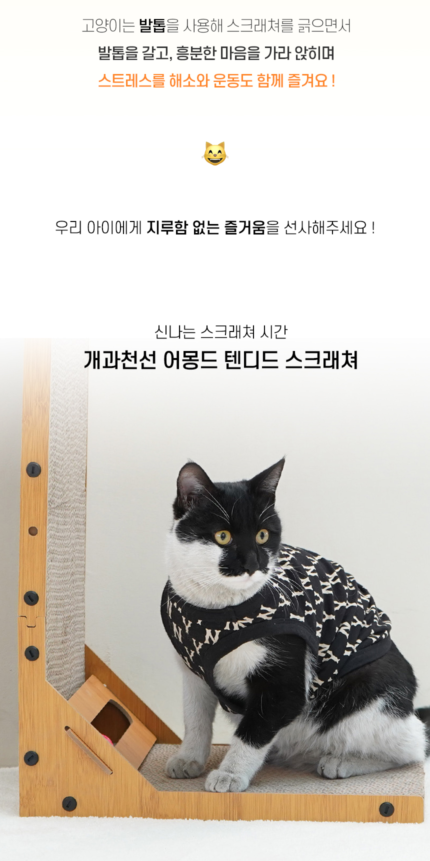 [NEW신상][무료배송] 개과천선 캣 텐디드 스크래쳐 2번째