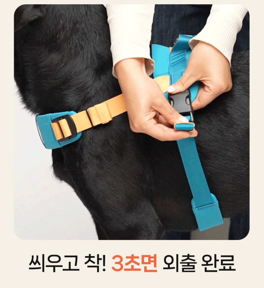 [무료배송] 젠틀우프 업템포 타이탄 하네스 중대형견용 2번째