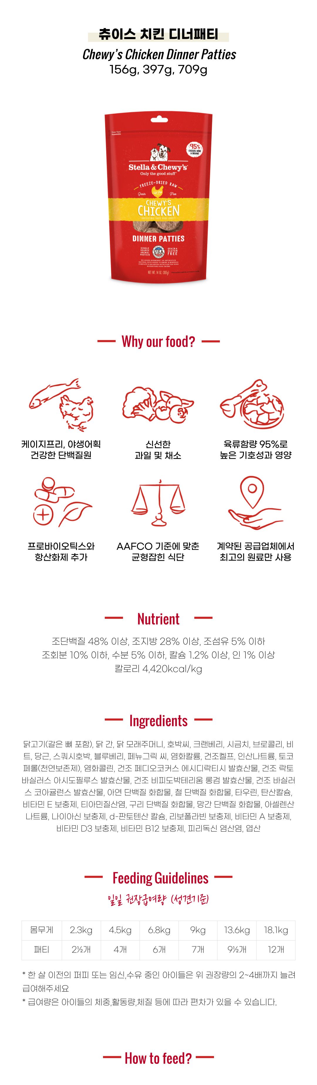 [사료샘플] 스텔라앤츄이스 독 디너패티 치킨 10g 2번째