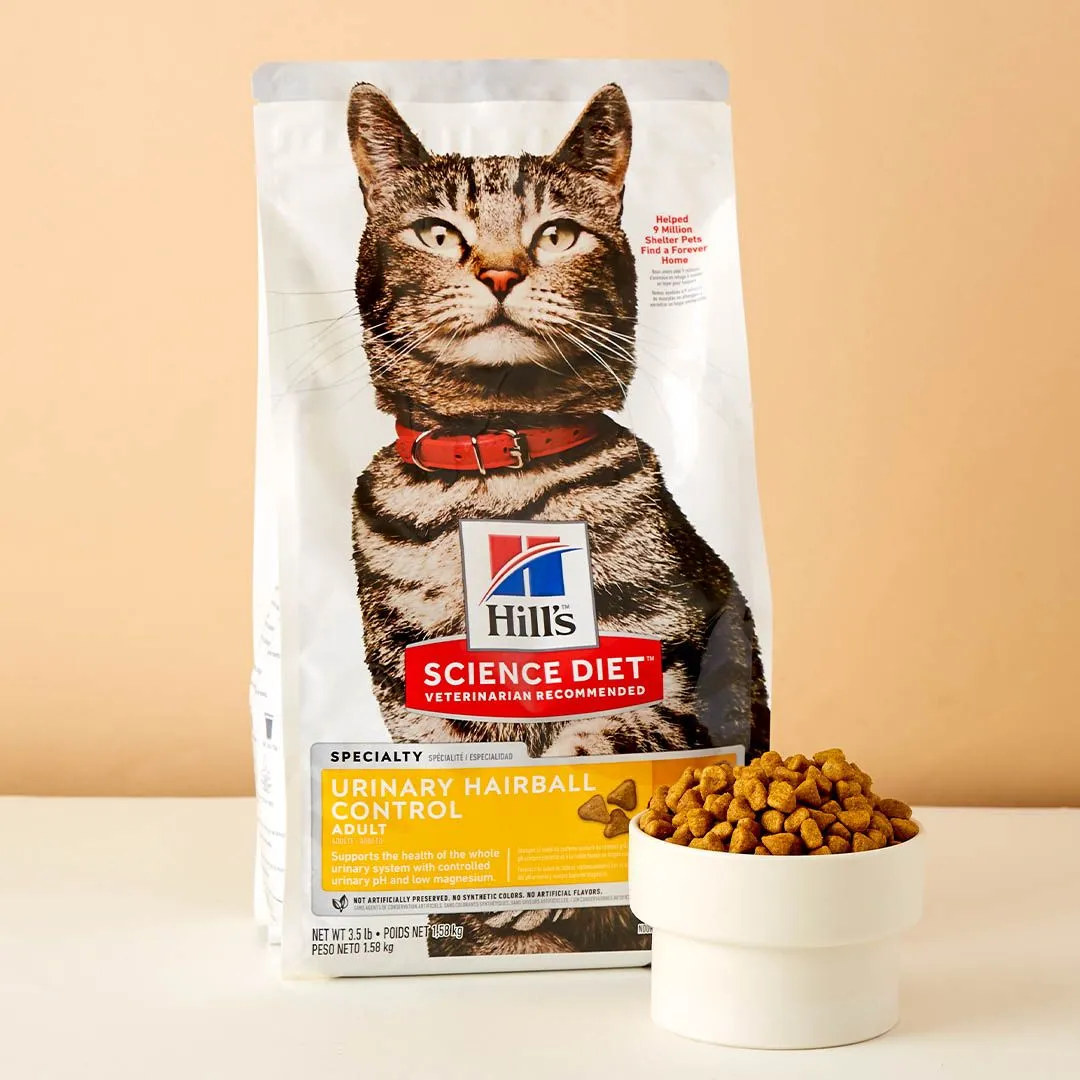 힐스 캣 어덜트 유리너리 앤 헤어볼 컨트롤 1.6kg