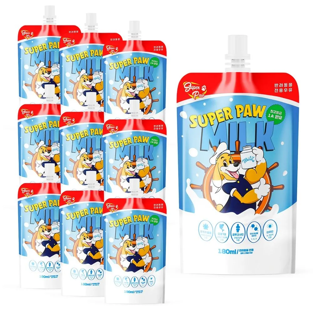 슈퍼포우 펫밀크 180ml*10개입