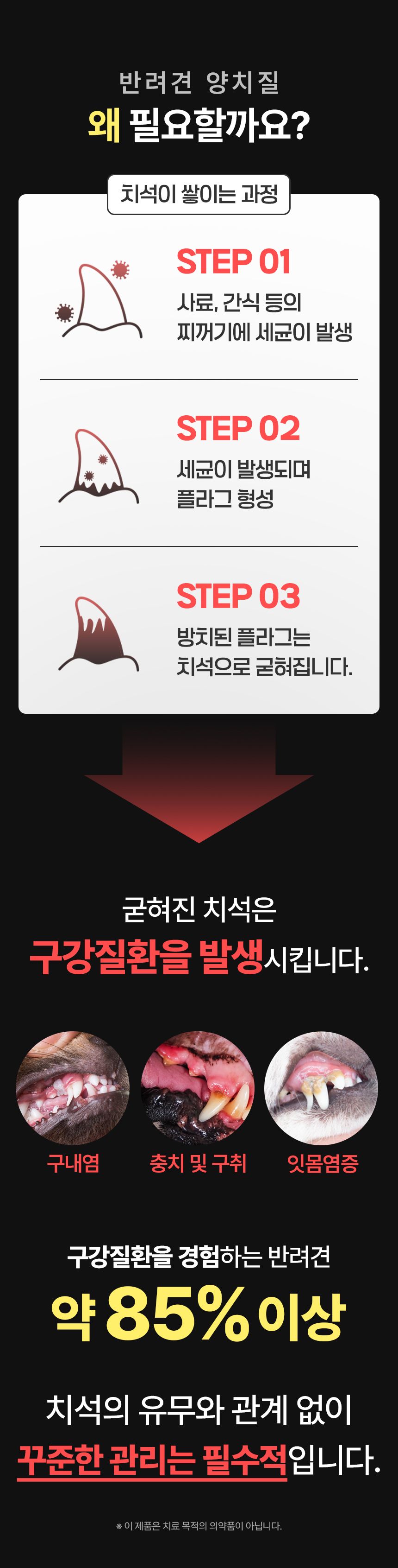 [NEW신상]펫생각 하루치카 덴탈클린 바르는 치약 60g (딸기향) 12번째