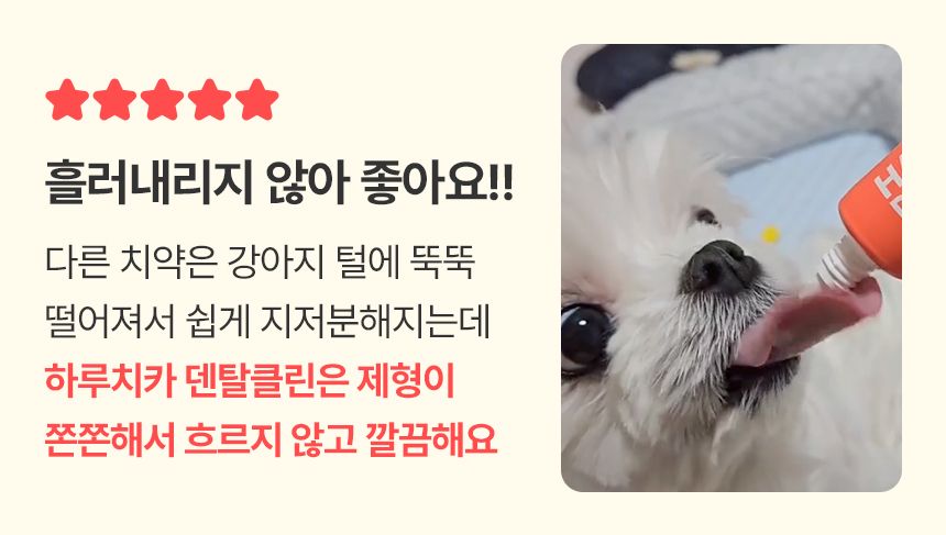 [NEW신상]펫생각 하루치카 덴탈클린 바르는 치약 60g (딸기향) 9번째