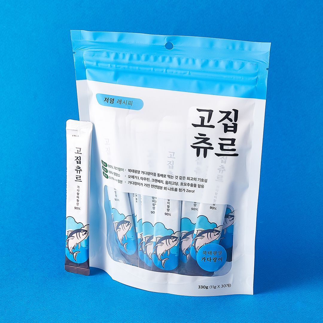 [NEW신상][체험팩] 고집츄르 캣 북태평양 가다랑어 11g*1p 3번