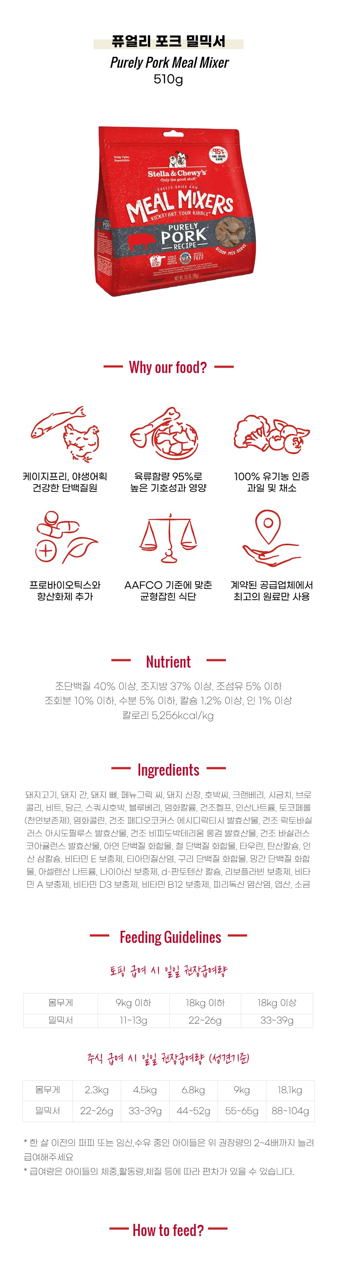 스텔라앤츄이스 독 퓨어리 포크 밀믹서 510g 2번째