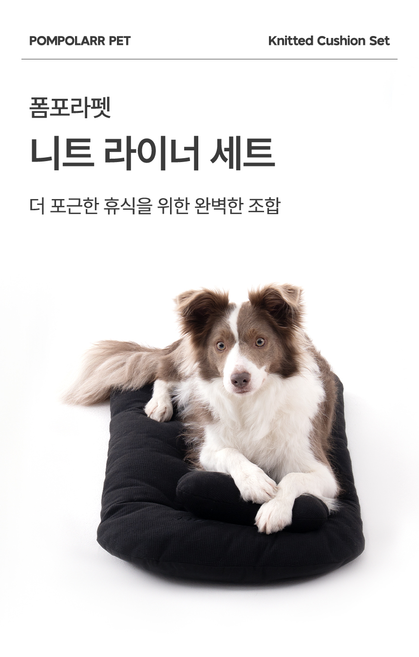 [NEW신상][무료배송] 폼포라펫 니트 대형견 쿠션 1번째