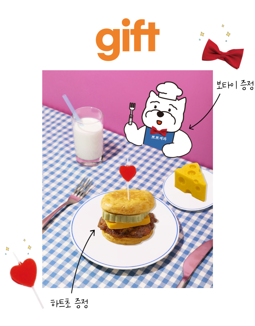 [무료배송] 뽀뽀제과 독 수제간식 생일파티세트A 14번째