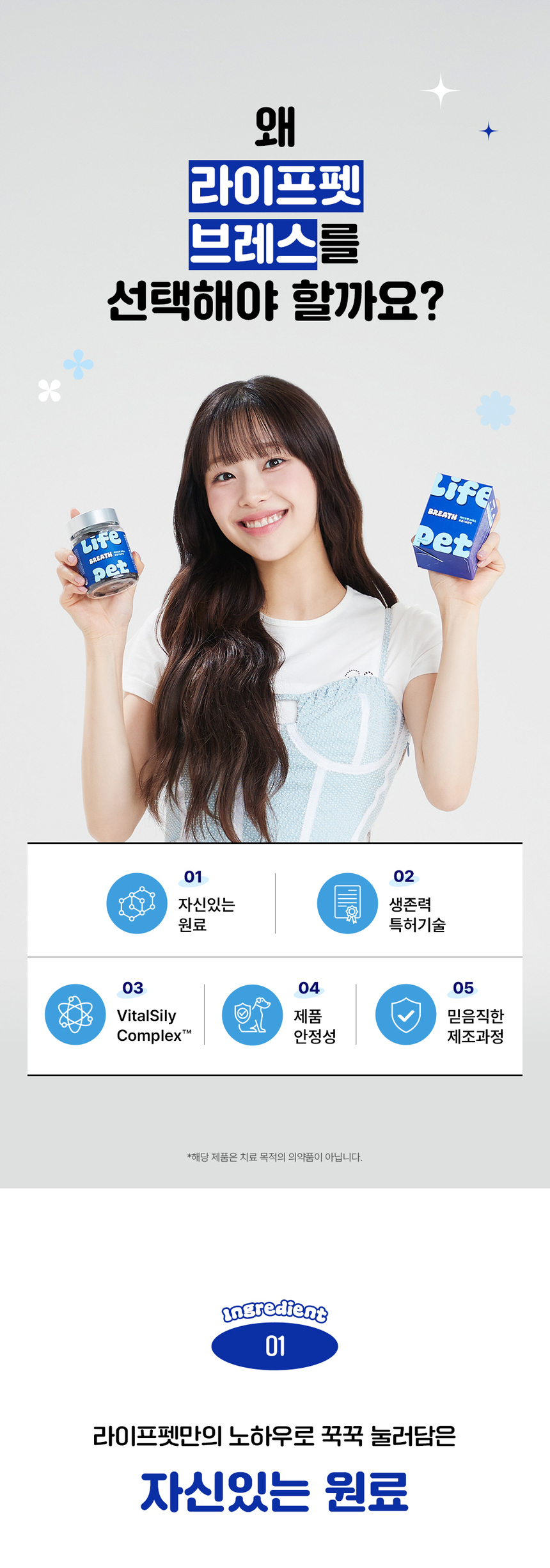 [무료배송] [체험팩] 라이프펫 강아지 영양제 브레스 미니 20g 13번째