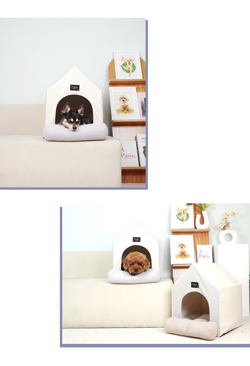[NEW신상][무료배송] 개과천선 코니 삼각 하우스 (그레이/아이보리) 10번째