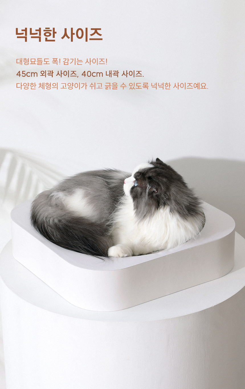 [무료배송] 캣츠태그 스퀘어 스크래쳐 고양이 침대 소파 6번째