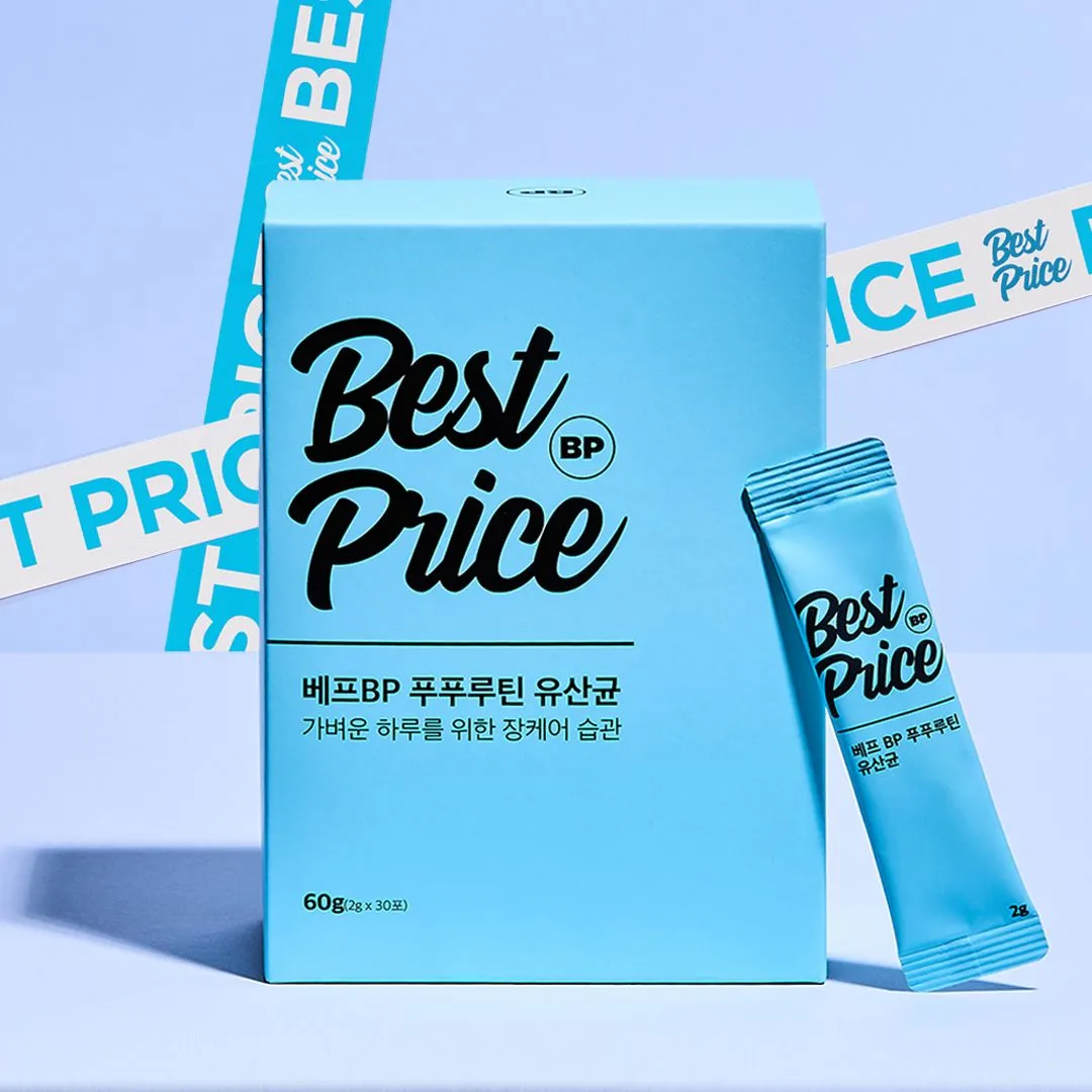 베스트 프라이스 푸푸루틴 유산균 2g*30p