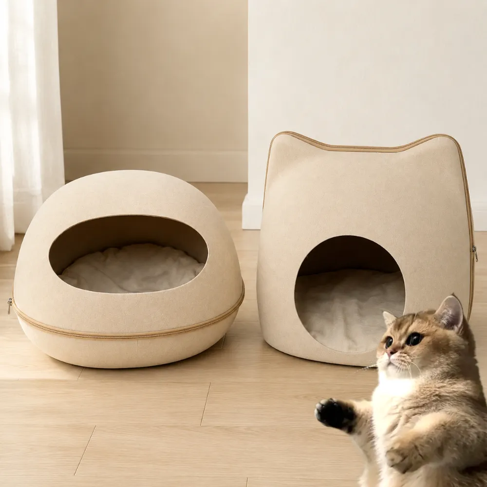 [무료배송] 묘메이트 고양이 숨숨집 하우스 쿠션 포함