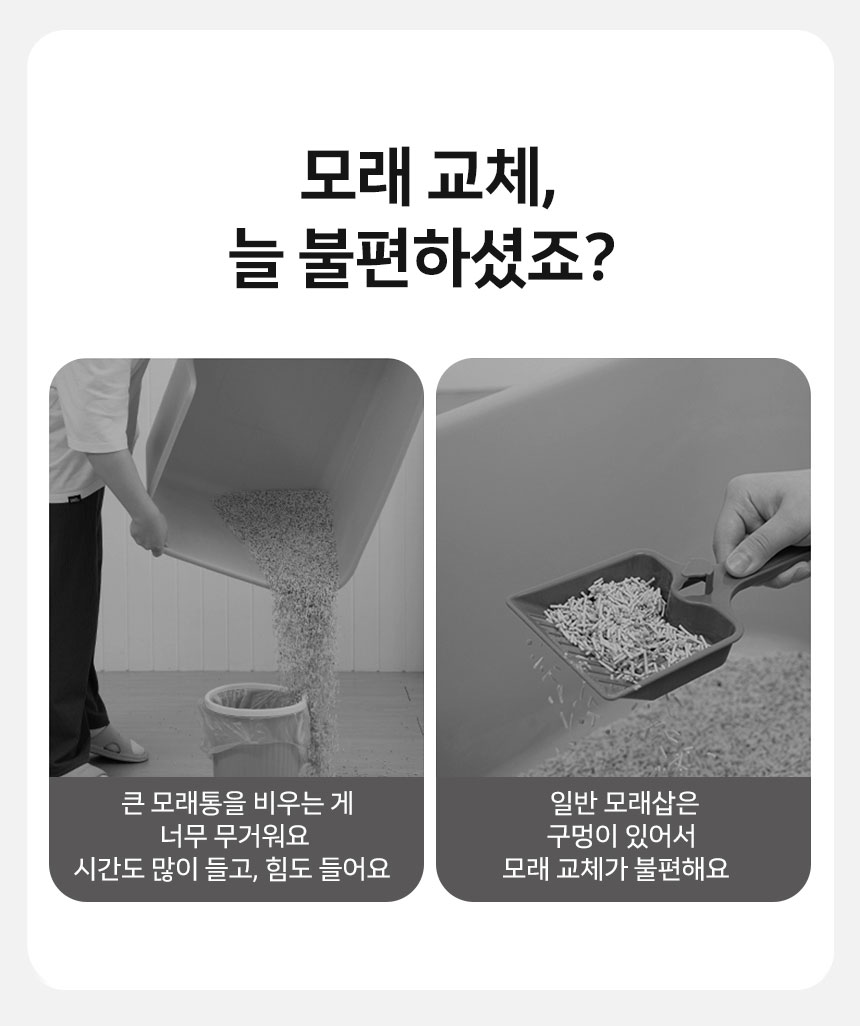 [신상특가] [무료배송] 망고 고양이 화장실 전체갈이 모래삽 7번째