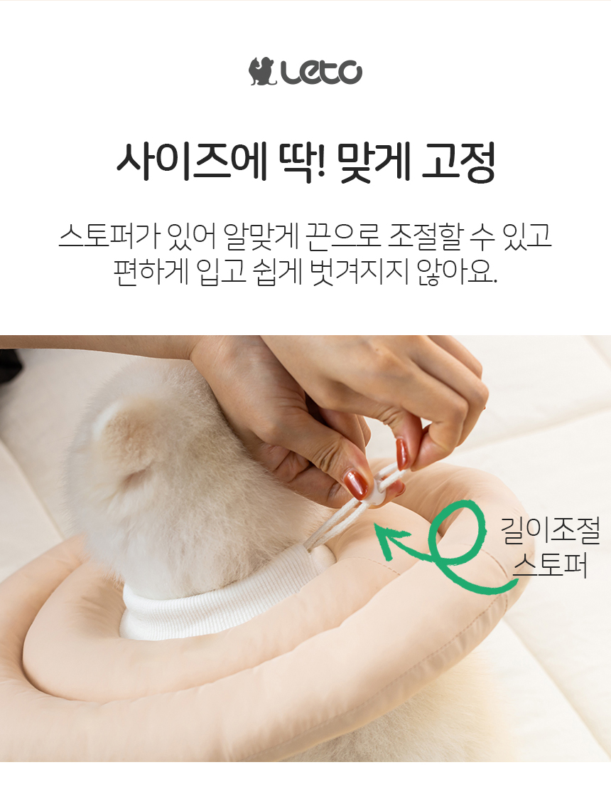 [무료배송] 레토 강아지 넥카라 10번째