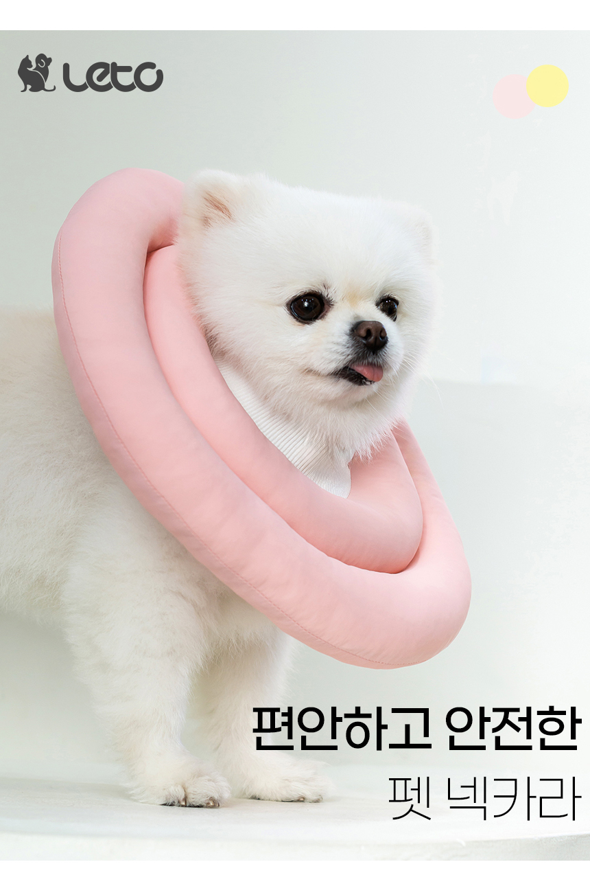 [무료배송] 레토 강아지 넥카라 4번째
