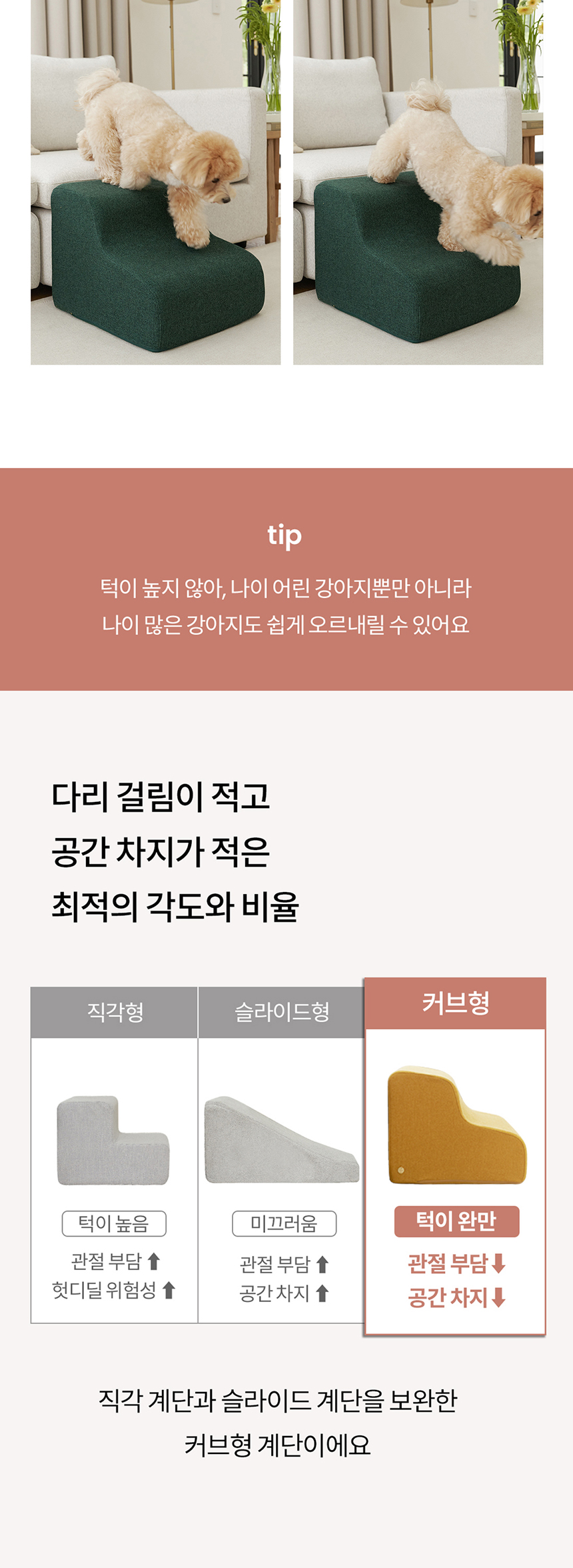 [무료배송] 리카리카 커브형 논슬립 계단 6번째