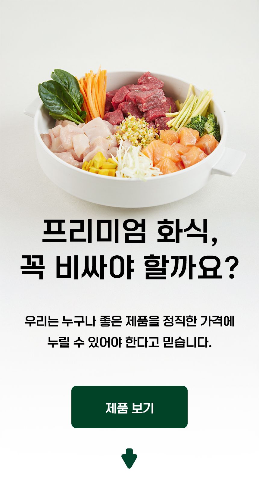 [체험단] 와즈펫 독 프리미엄 화식사료 치킨 100g 1번째