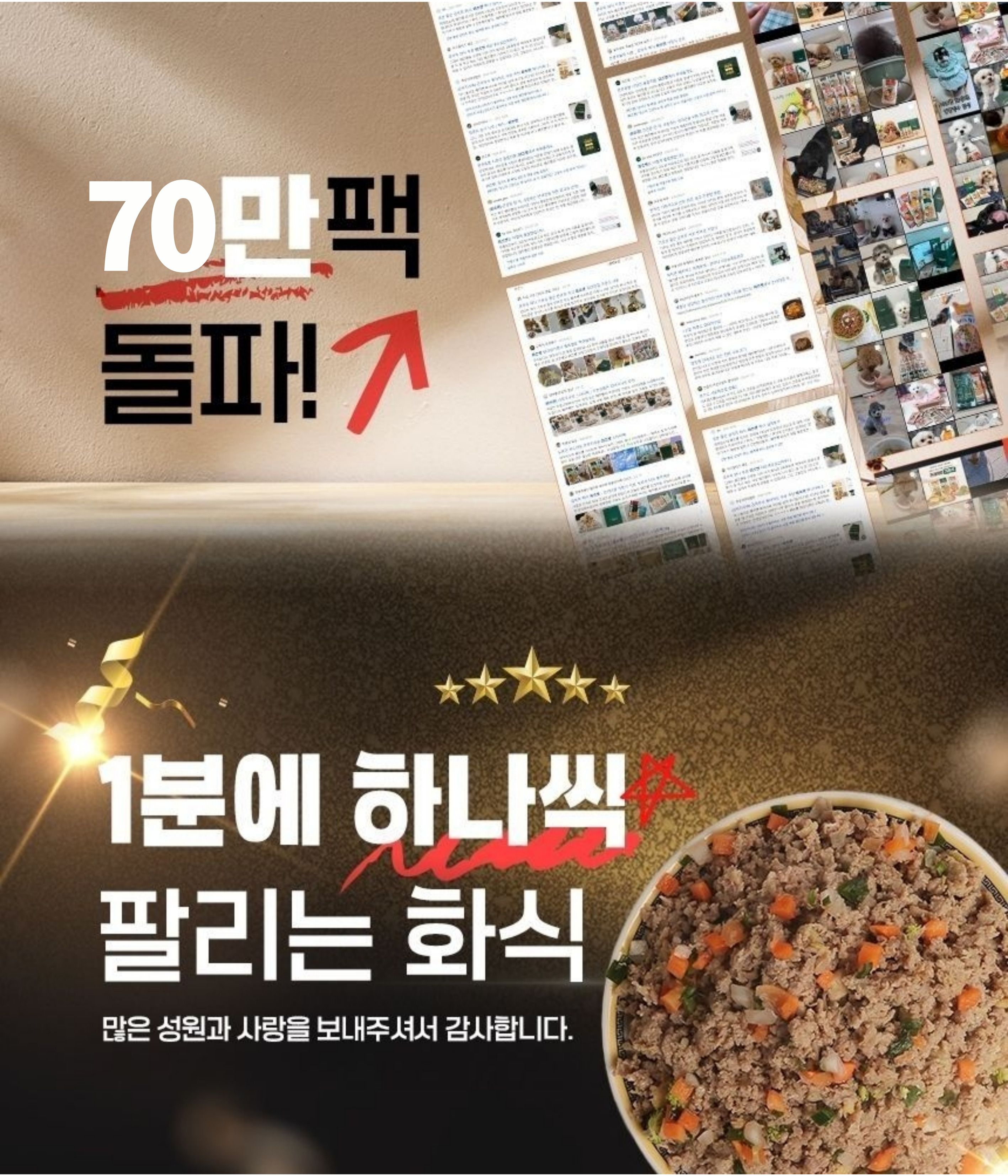 [체험단] 와즈펫 독 프리미엄 화식사료 치킨 100g 2번째