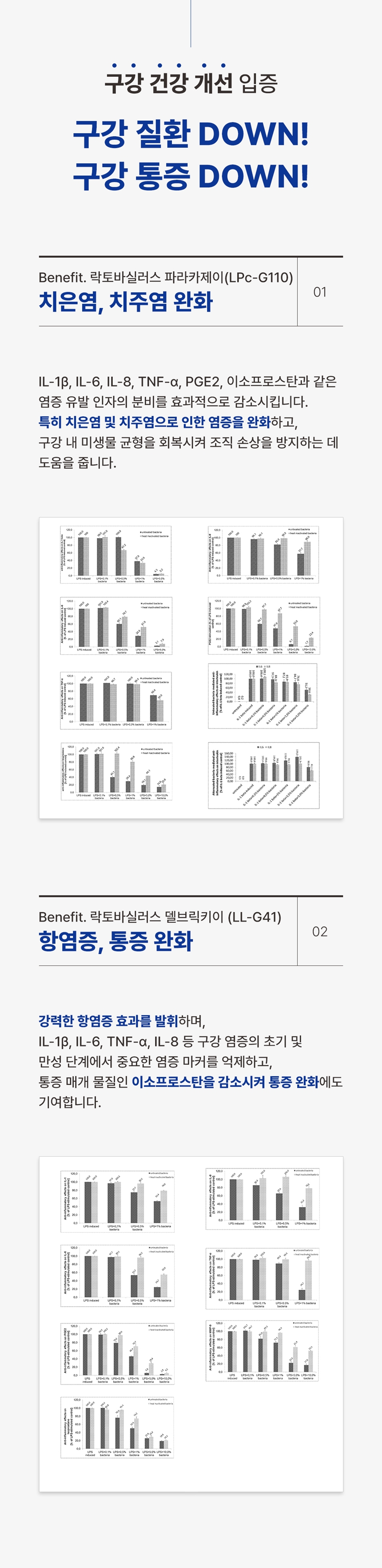 [무료배송] 브랜바인 덴탈 위 유산균 120g 9번째