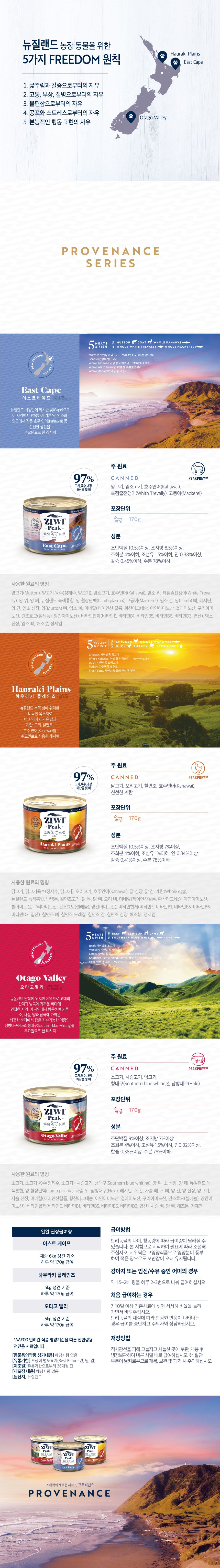 지위픽 독 프로비넌스 하우라키 플레인즈 캔 170g 2번째