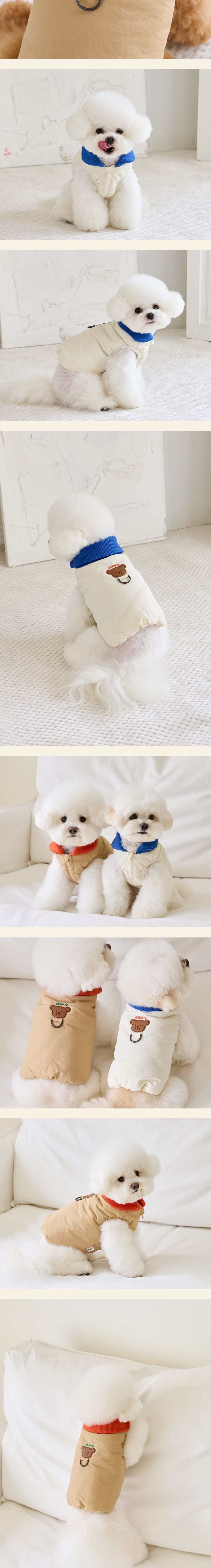 [무료배송] 베니즈 베니베어 숏 패딩 아이보리 S-XL 2번째