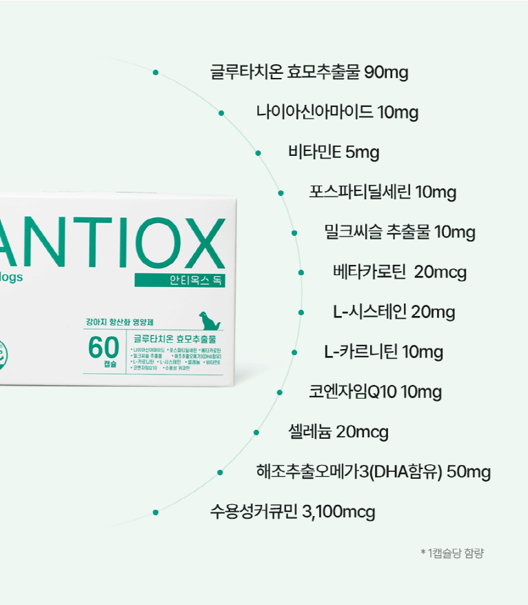 [NEW신상][무료배송] 아이누 독 안티옥스 60캡슐 6번째