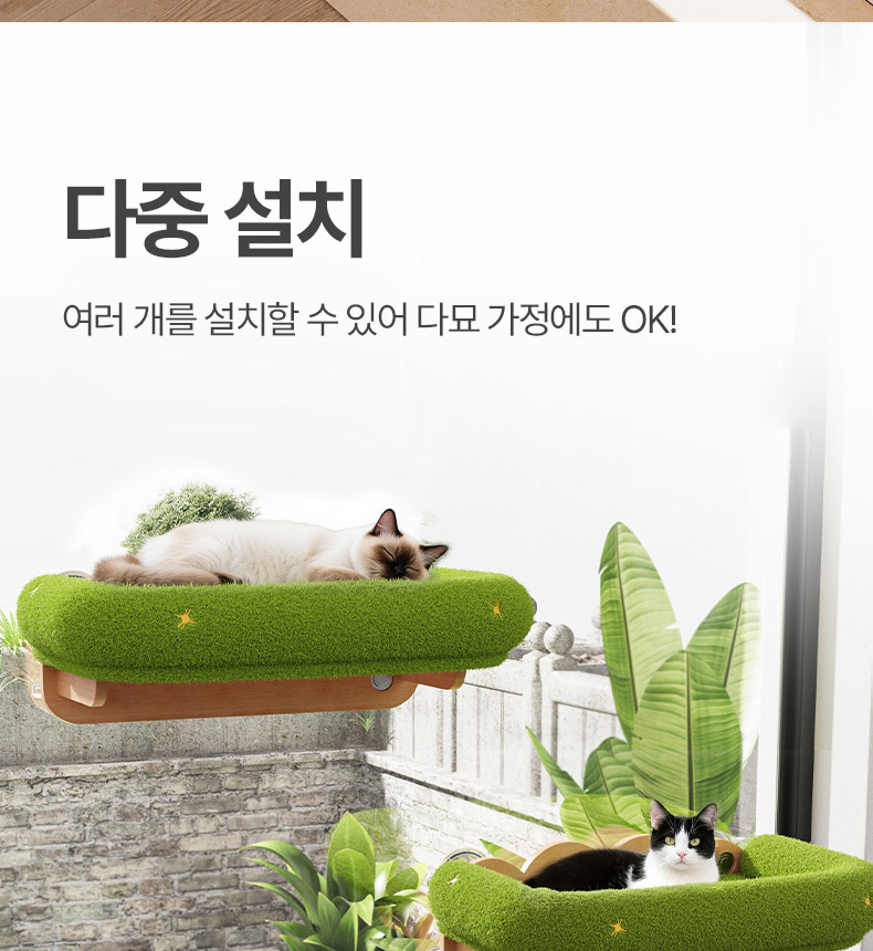 [NEW신상][무료배송] 펫볼루션 고양이 고무나무 윈도우 해먹 4번째