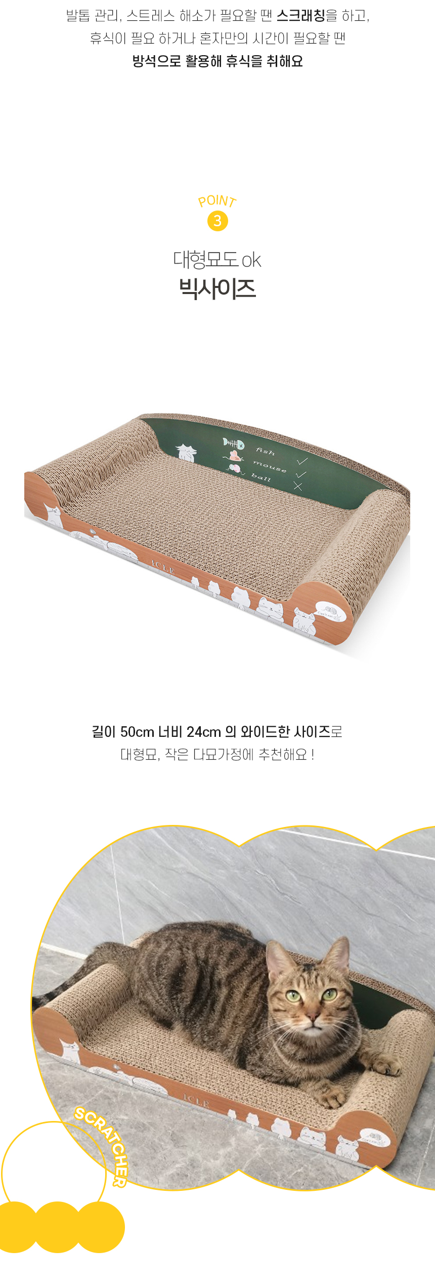 [NEW신상][무료배송] 개과천선 캣 어몽드 큐어 스크래쳐 5번째