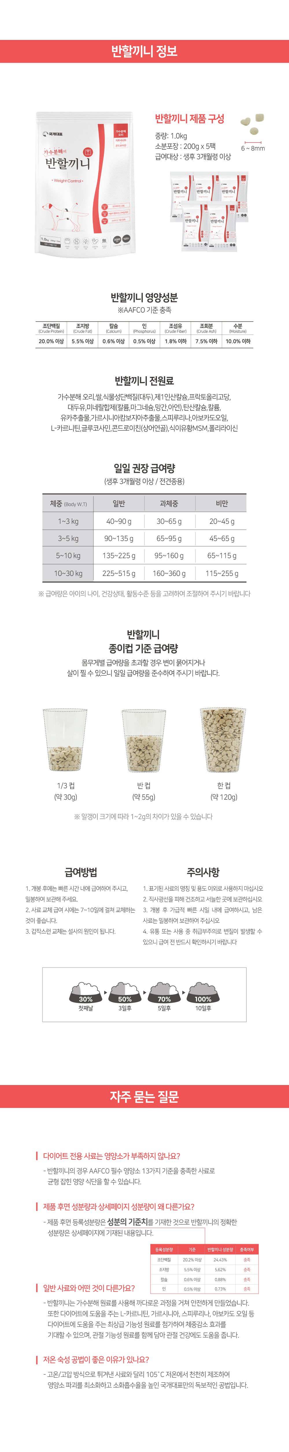 반할끼니 독 오리 웨이트컨트롤 1kg 15번째