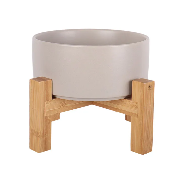 [무료배송] 딩동펫 반려동물 모던 세라믹 식기 2단 1구 고급형 S-L