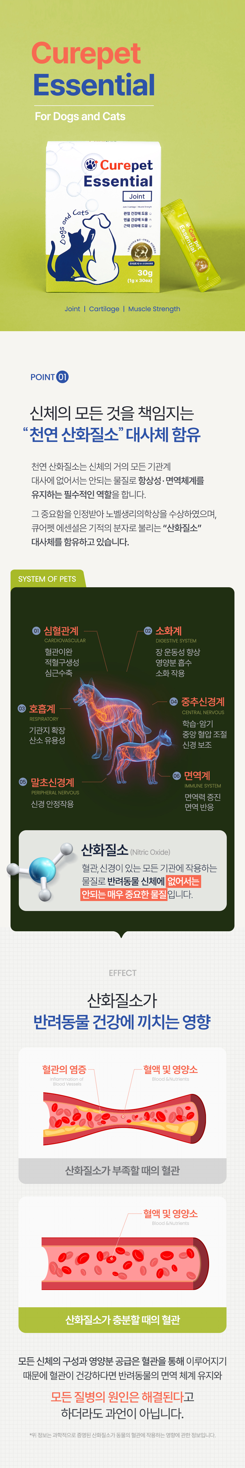 [NEW신상][무료배송] 큐어펫 관절&슬개골 영양제 30g 16번째