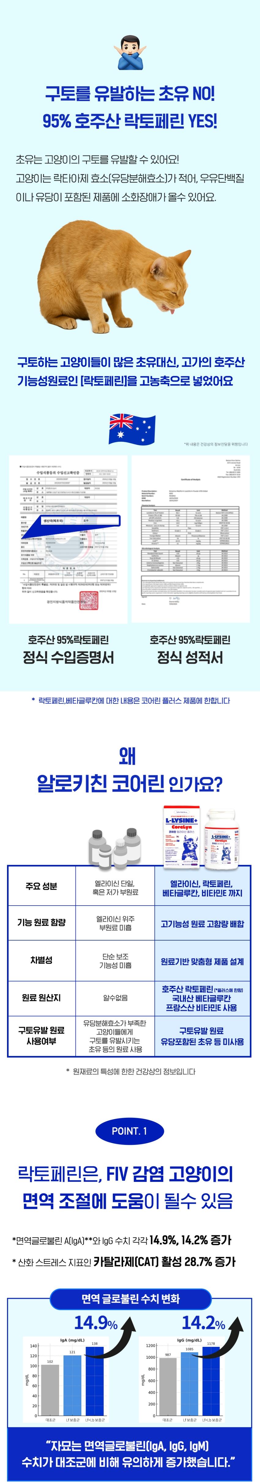 [NEW신상][무료배송] 알로키친 코어린 엘라이신 퓨어 면역 영양제 80g 4번째