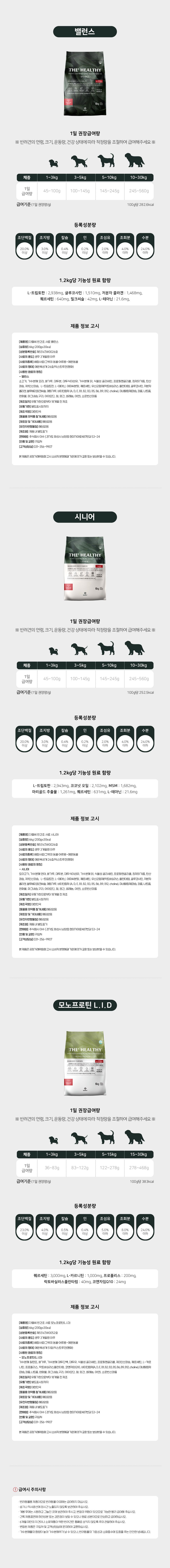[NEW신상]더 헬씨 독 모노프로틴 6kg 13번째