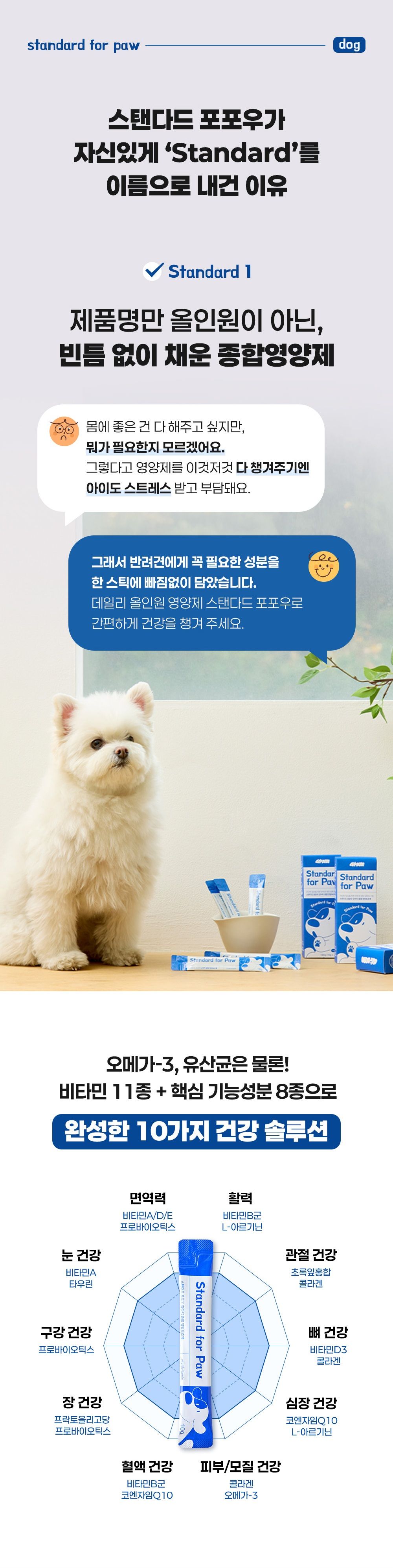 [NEW신상]스탠다드포포우 독 종합영양제 10g*10개입 9번째