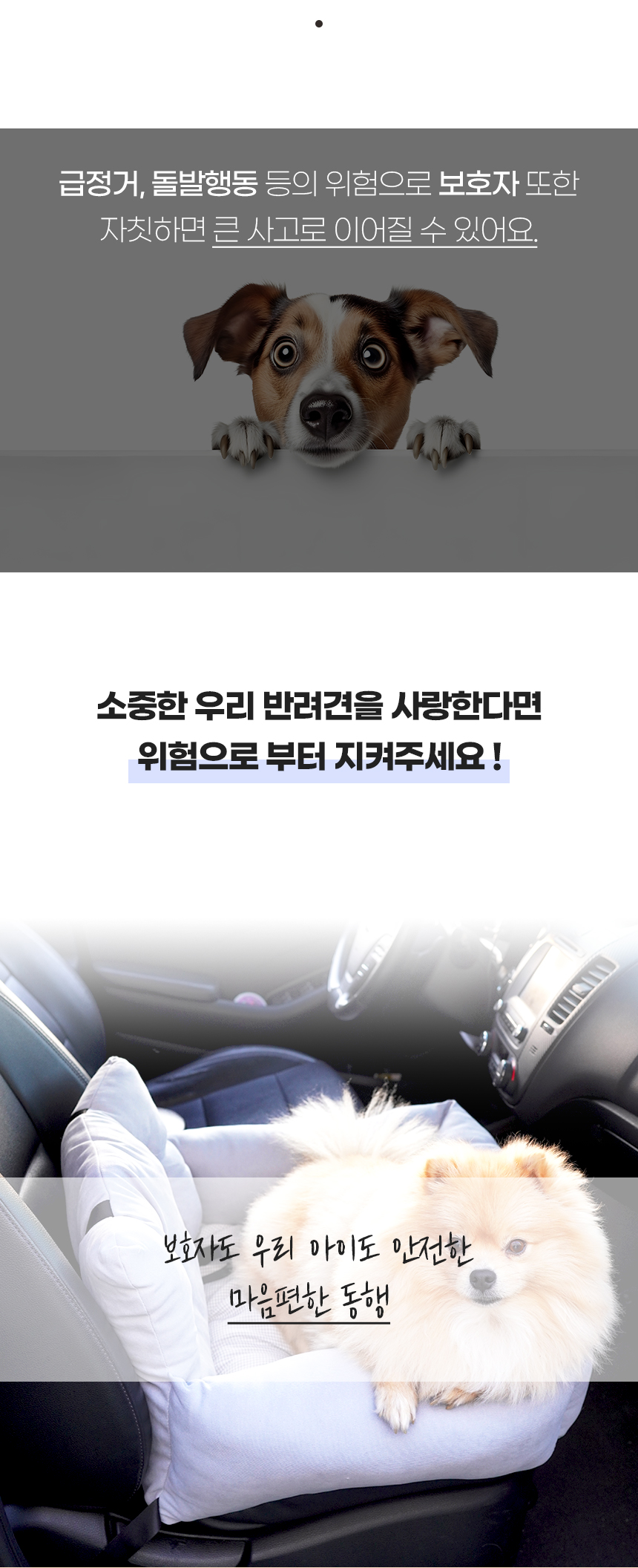 [NEW신상][무료배송] 개과천선 독 포리 카시트 (베이지/블루) 3번째