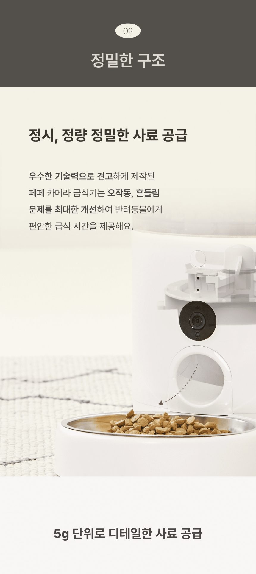 [무료배송] 페페 카메라 자동급식기 프로 SF-200PRO 6번째