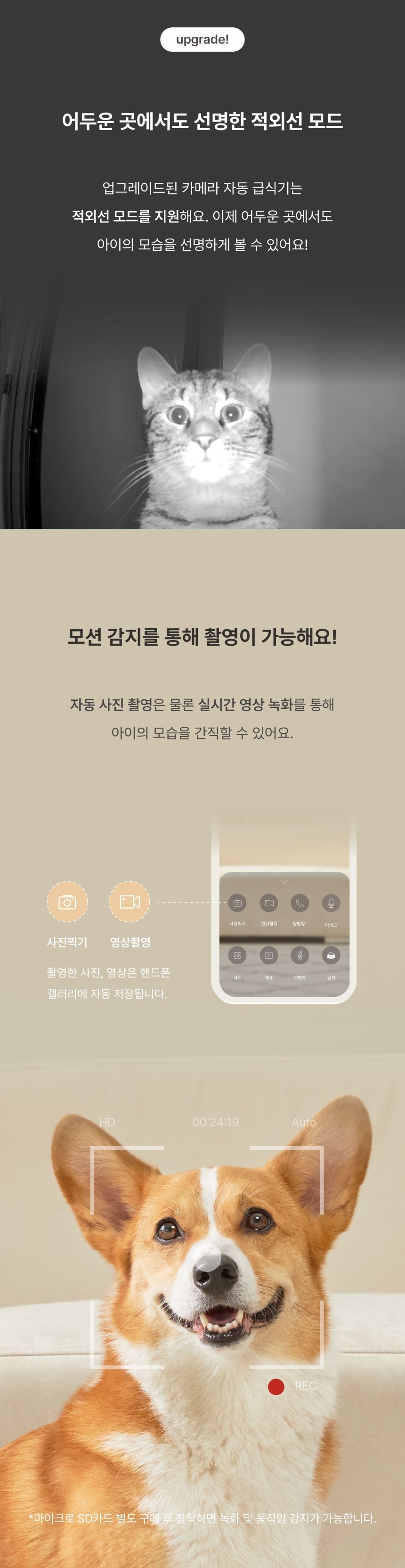[무료배송] 페페 카메라 자동급식기 프로 SF-200PRO 4번째