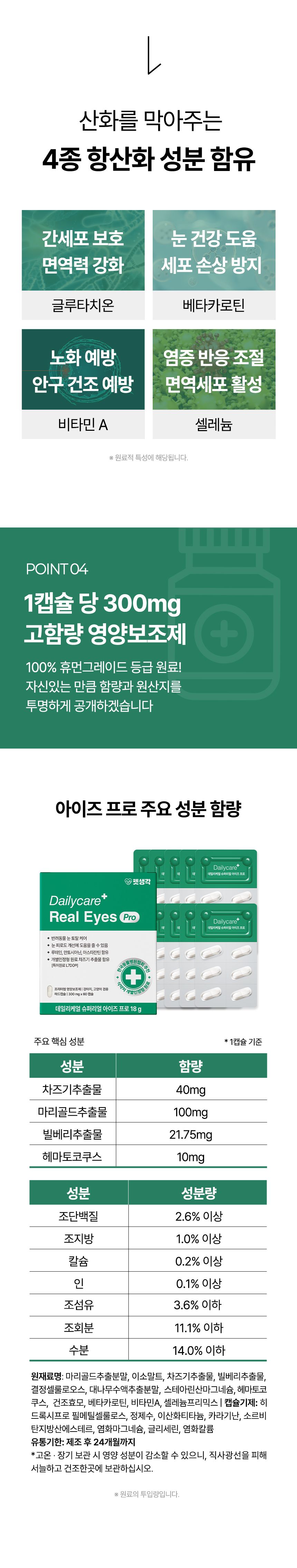 [브랜드전]펫생각 임상완료 아이즈 프로 눈 눈물자국 백내장 염증 루테인 영양제 60정 33번째